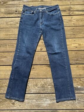 Levi's 514 Men's Blue Straight Jeans 34x32 **Read Description